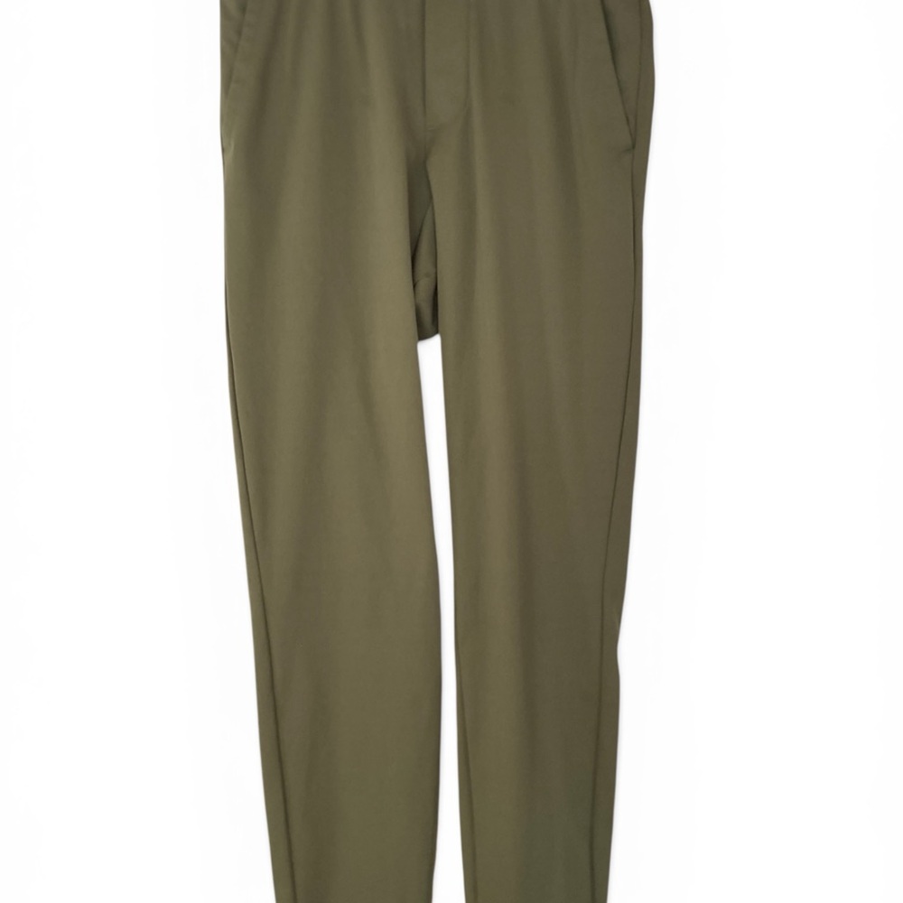 Bonobos Olive Green Drawstring Pants Mens Small Slim Casual Chinos Elastic Waist